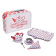 Spotted Tea Set in a Case by Bigjigs Toys US Online Sale