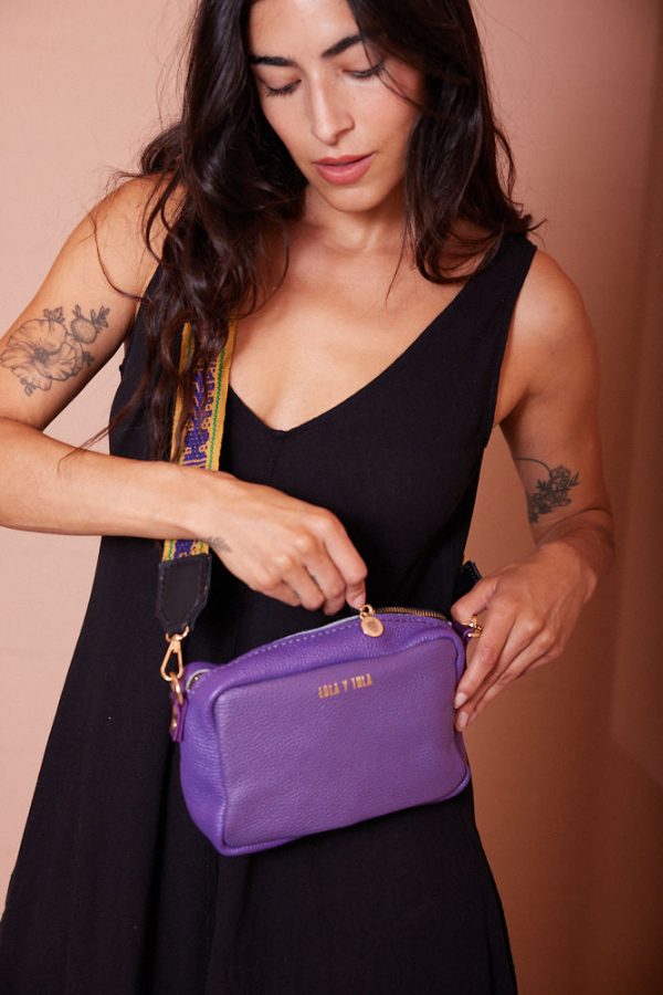 THE LUCIA CROSSBODY   EGGPLANT Online