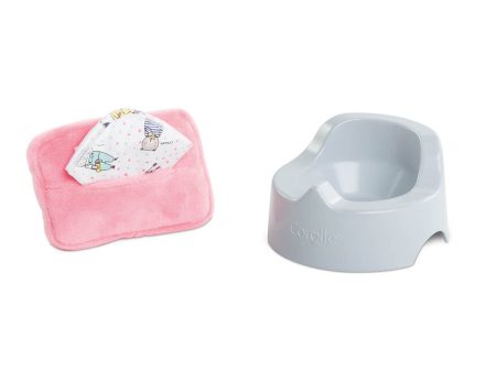 Corolle Potty & Wipe Set For Cheap