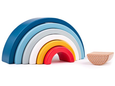 100% FSC Certified Rainbow Arches by Bigjigs Toys US Supply