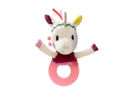 Lilliputiens Teething Rattle, Louise Fashion