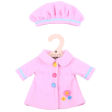 BigJigs Doll s Clothes Pink Hat and Coat For Sale