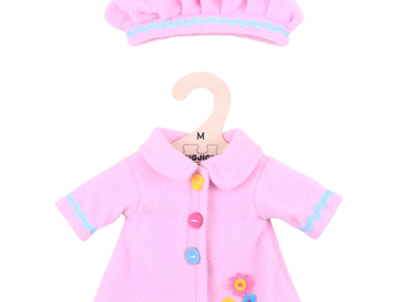 BigJigs Doll s Clothes Pink Hat and Coat For Sale