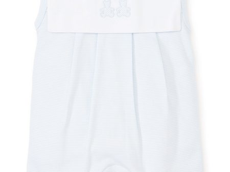 Kissy Kissy Pima Cotton Bear Cubs Playsuit, Blue Discount