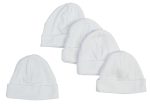 White Baby Cap (Pack of 5) Cheap