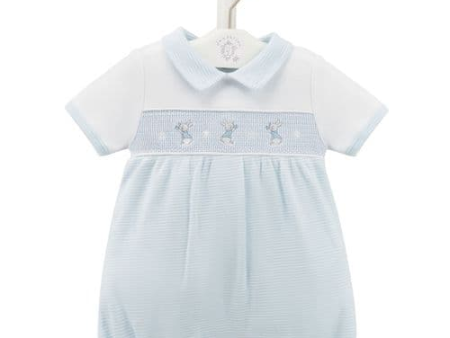 Dandelion Bunny & Star Smocked Romper For Cheap