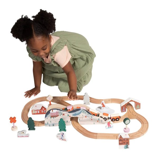 Alpine Express Wooden Toy Train Set by Manhattan Toy Online