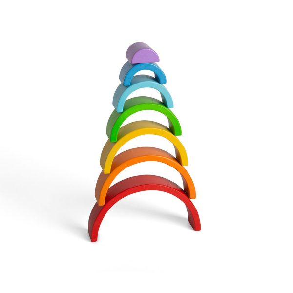 Wooden Stacking Rainbow - Small by Bigjigs Toys US For Discount