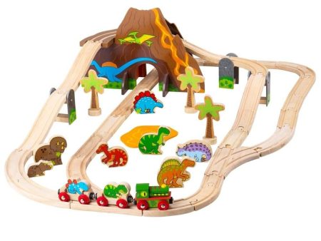 BigJigs Wooden Dinosaur Train Set For Discount