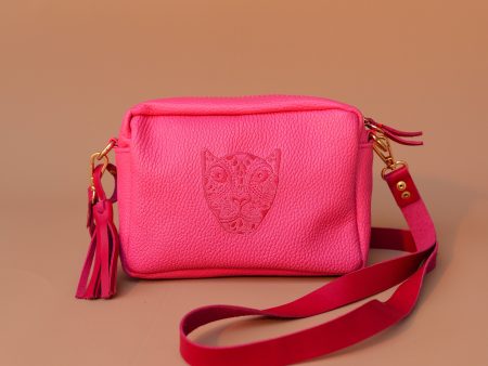 JAGUAR LUCIA CROSSBODY   HOT PINK Supply