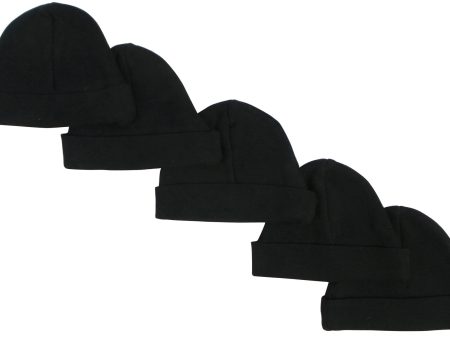 Black Baby Cap (Pack of 5) For Sale