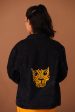 VINTAGE LEVI BLACK DENIM JAGUAR JACKET on Sale