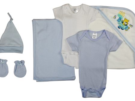 Newborn Baby Boy 6 Pc Layette Baby Shower Gift Set Online Hot Sale