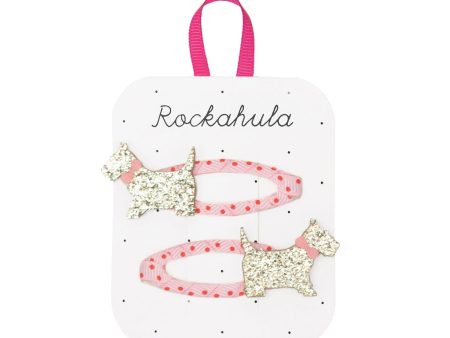 Rockahula Spotty Scottie Hair Clips Set Hot on Sale