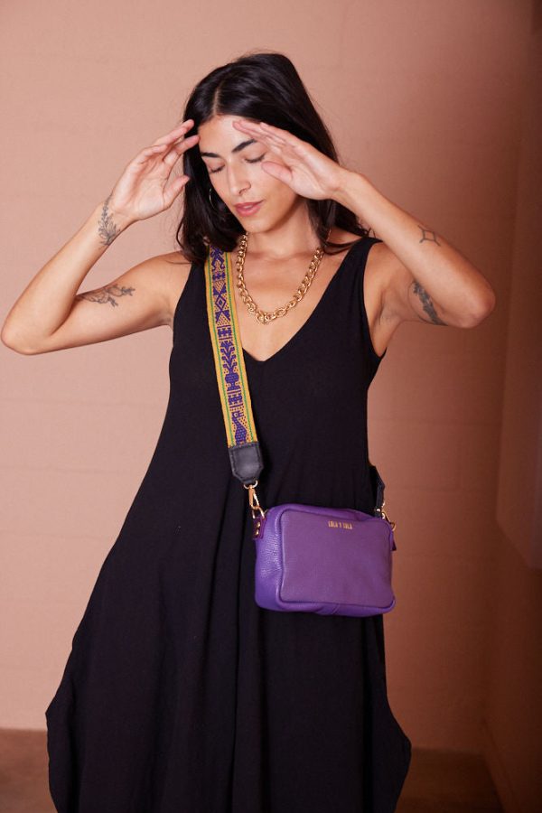 THE LUCIA CROSSBODY   EGGPLANT Online