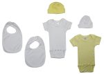 Newborn Baby 6 Piece Layette Set Supply