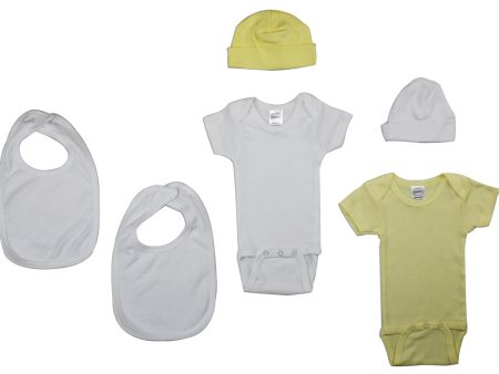 Newborn Baby 6 Piece Layette Set Supply