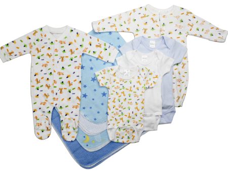 Newborn Baby Boy 9 Pc Layette Baby Shower Gift Set For Cheap