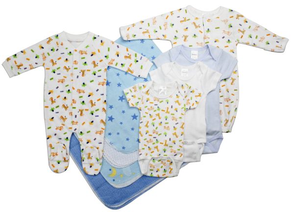 Newborn Baby Boy 9 Pc Layette Baby Shower Gift Set For Cheap