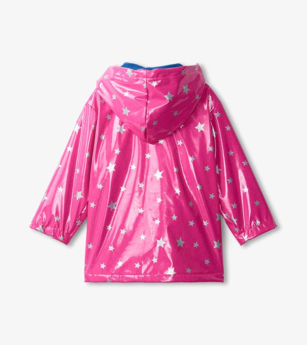 Hatley Raincoat, Glitter Stars Hot on Sale