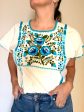 MARGARITA TOP  TURQUOISE FLORAL Fashion