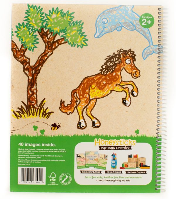 Toddlers First Colouring Book - A North American Adventure by Honeysticks USA Online now