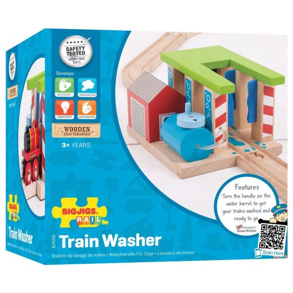 BigJigs Wooden Train Washer on Sale