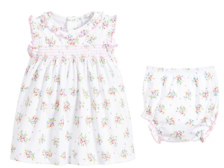 Kissy Kissy Pima Cotton Pansies Dress Set For Sale