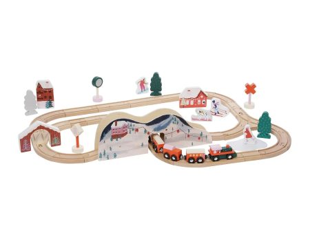 Alpine Express Wooden Toy Train Set by Manhattan Toy Online