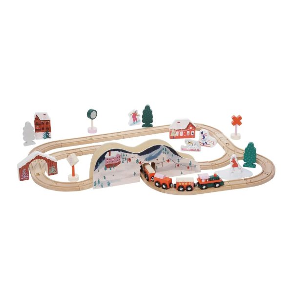 Alpine Express Wooden Toy Train Set by Manhattan Toy Online