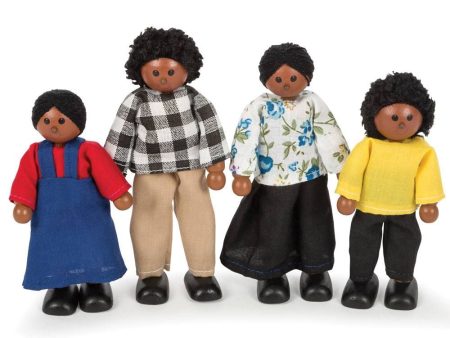 Tidlo Multicultural Dolls - Black Family Hot on Sale