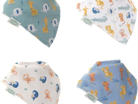 Bandana Dribble Bibs 4 Pack Savannah Online Sale