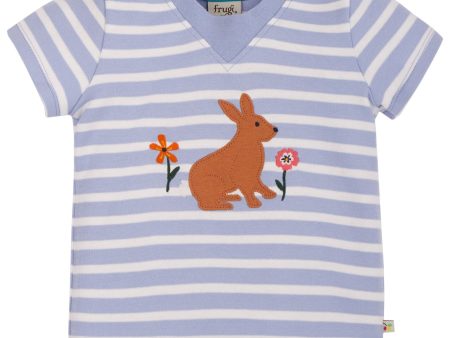 Frugi Easy On Tee Lavender Breton Flowers Supply