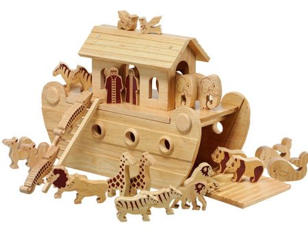 Lanka Kade Delux Natural Wood Noah s Ark For Cheap