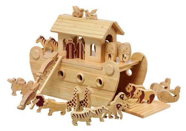 Lanka Kade Delux Natural Wood Noah s Ark For Cheap