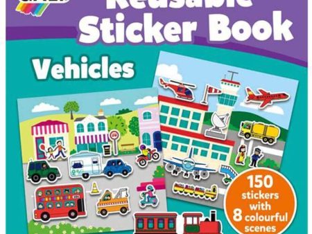 Galt Reusable Sticker Book Vehicles Online Hot Sale