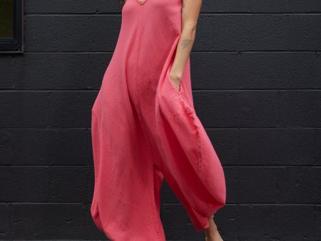 VENICE JUMPSUIT   CORAL Fashion