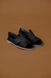 BLACK LEATHER PACHUCO HUARACHE Hot on Sale