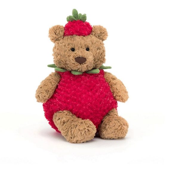 Jellycat Bartholomew Bear Strawberry Online Hot Sale