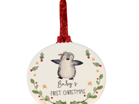 Ziggle Baby s First Christmas Ceramic Tree Decoration Sale