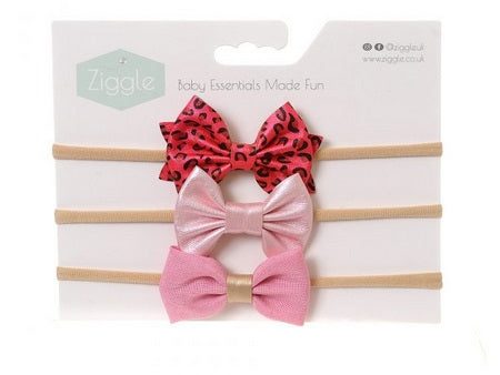 Ziggle Hairbow Set Party Pink Supply