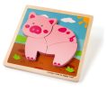 BigJigs Chunky Lift Out Pig Puzzle For Sale