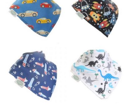 Bandana Dribble Bibs 4 Pack Boysterous Set For Discount