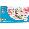 BigJigs Wooden Road and Rail Train Set For Sale