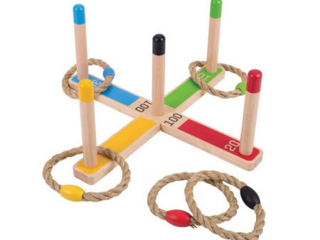 BigJigs Wooden Quoits Game Cheap