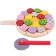 BigJigs Wooden Cutting Pizza Fashion