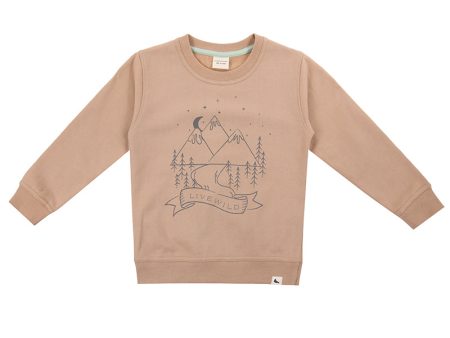 Turtledove Mountain Scene Sweatshirt Discount