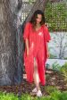 YALALAG HUIPIL CAFTAN    RED Cheap