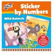 Galt Stickers By Numbers Wild Animals Supply