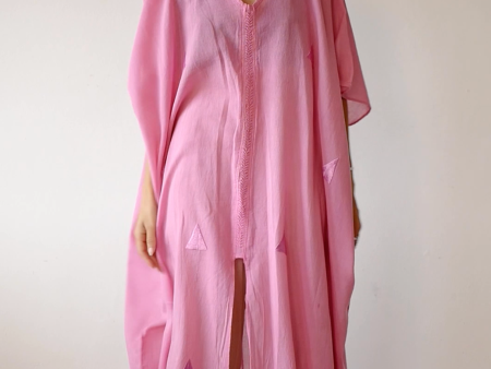 YALALAG HUIPIL CAFTAN    PINK Online Hot Sale